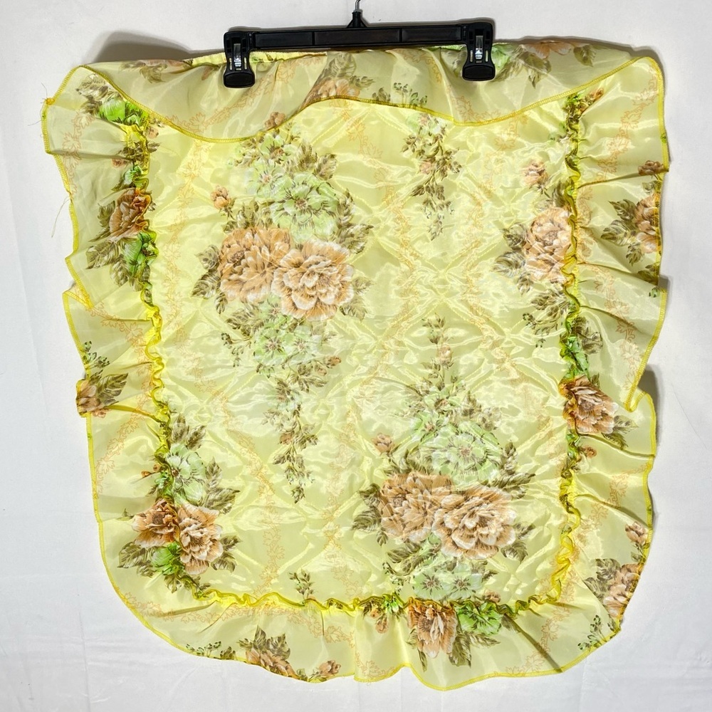 5/$35 Vintage Floral and Striped Ruffled Pillowcases Lot x4 - Picture 14 of 16